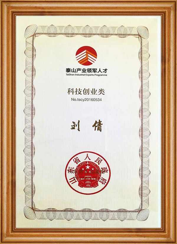 泰山產(chǎn)業(yè)領(lǐng)軍人才